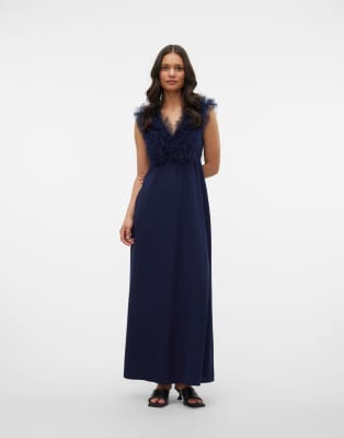 Vero Moda - Kleid in Nachtblau