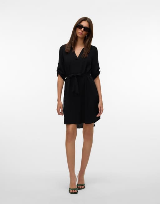 Vero Moda – Kleid in Schwarz, 3 von 4