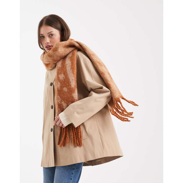 Vero Moda knit scarf in bambi print | ASOS