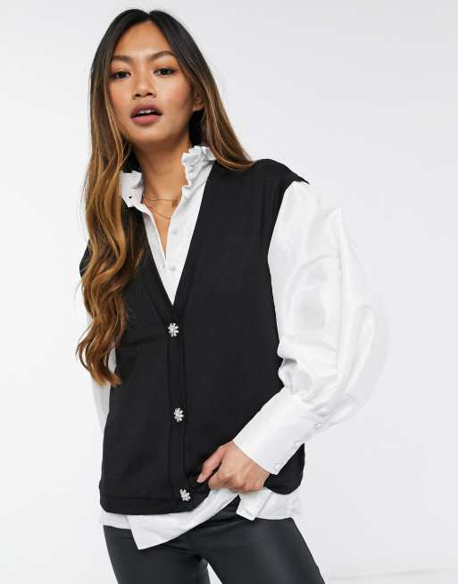 Vero Moda vest with deco in | ASOS