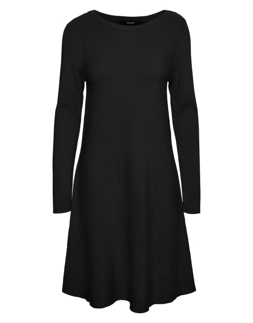 Vero Moda Knitted dress in black, 6 of 6