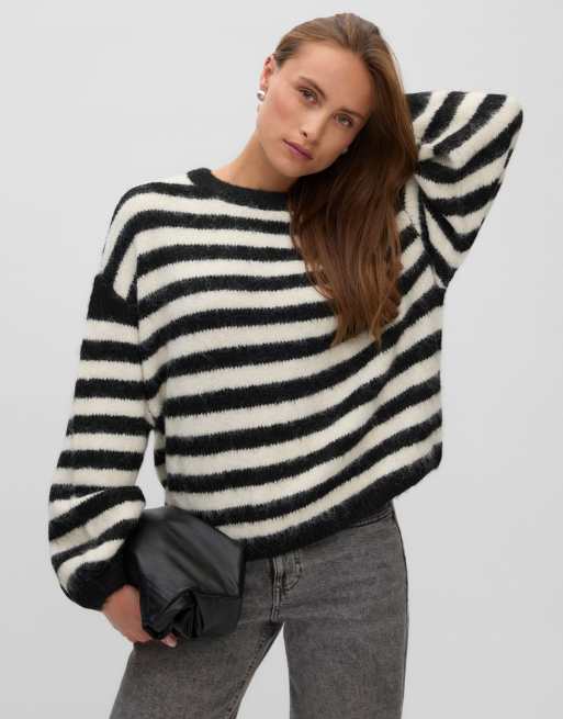 Vero Moda Knitted pullover in black, 3 of 4