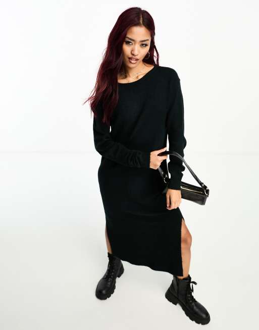 Robe pull 2025 longue noire