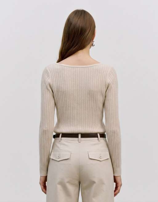 Vero Moda Knitted top in birch, 2 of 5