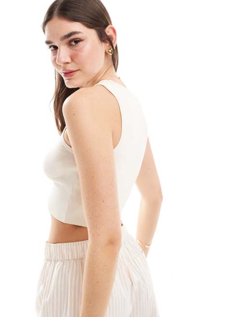 Vero Moda – Krämvitt linne, 2 av 4