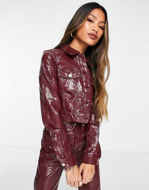 I am gia hot sale burgundy jacket