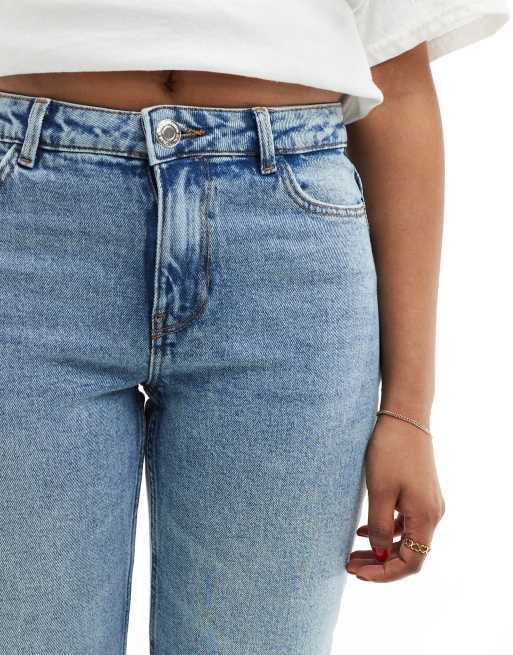 Vero Moda - Kyla - Jean droit ample à taille mi-haute - Bleu clair délavé, 3 de 5