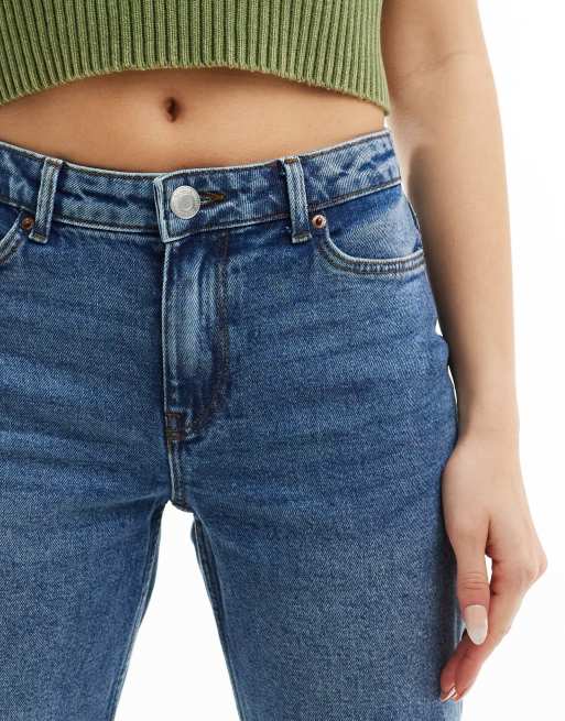 Vero Moda – Kyla – Mellanblå jeans med raka ben och medelhög midja, 3 av 5