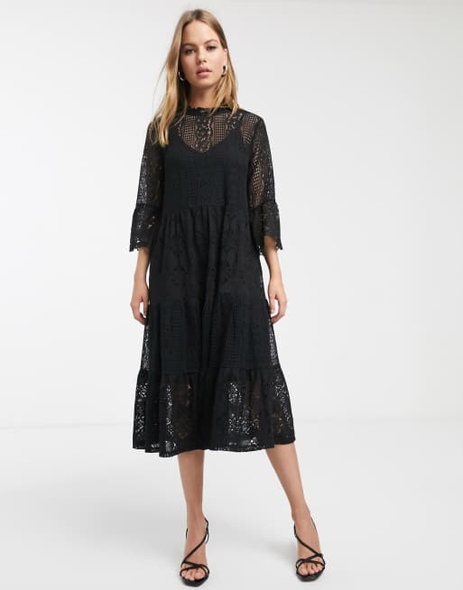 Vero moda shop black lace dress