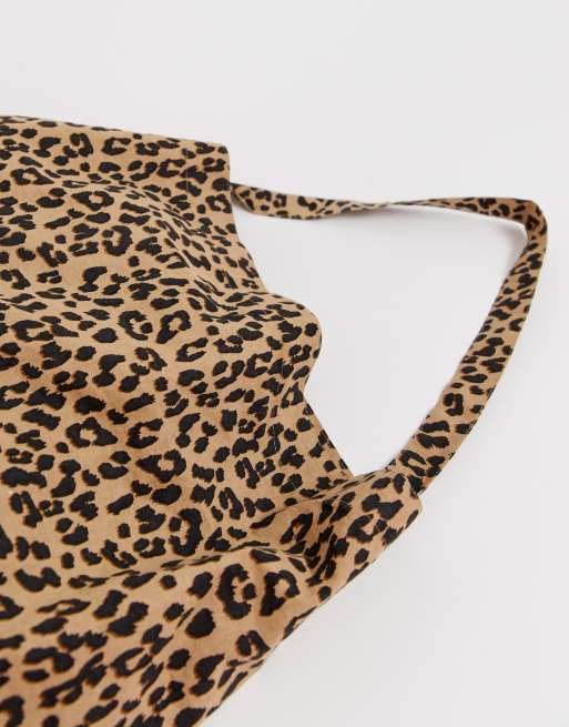 Vero Moda leopard print tote bag