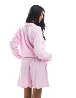 Vero Moda Linen Touch Oversized Shirt