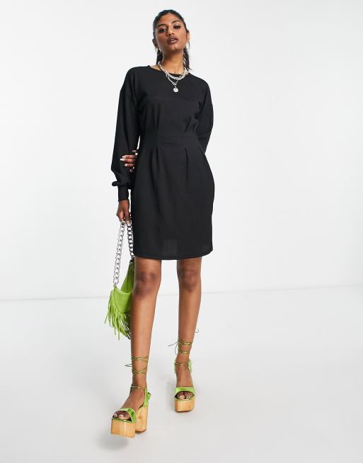 Vero Moda long sleeve dress in black ASOS