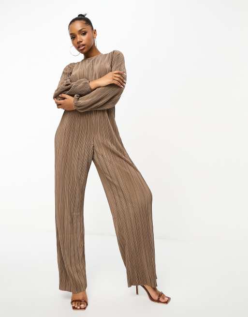 Plisse cheap jumpsuit asos