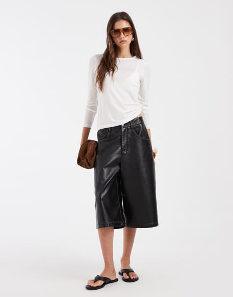 Vero Moda long sleeve t-shirt in white - view 1
