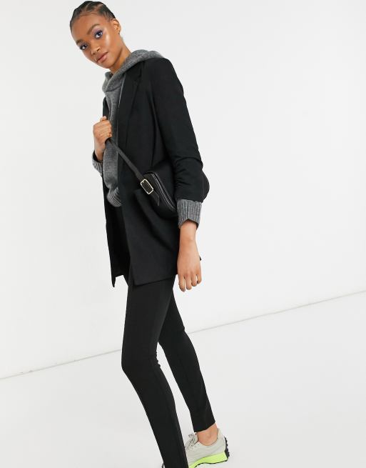 Vær forsigtig Jeg bærer tøj eksplicit Vero Moda longline blazer in black | ASOS