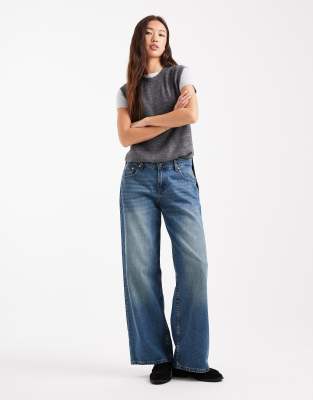 Vero Moda Longline Knit Vest In Gray