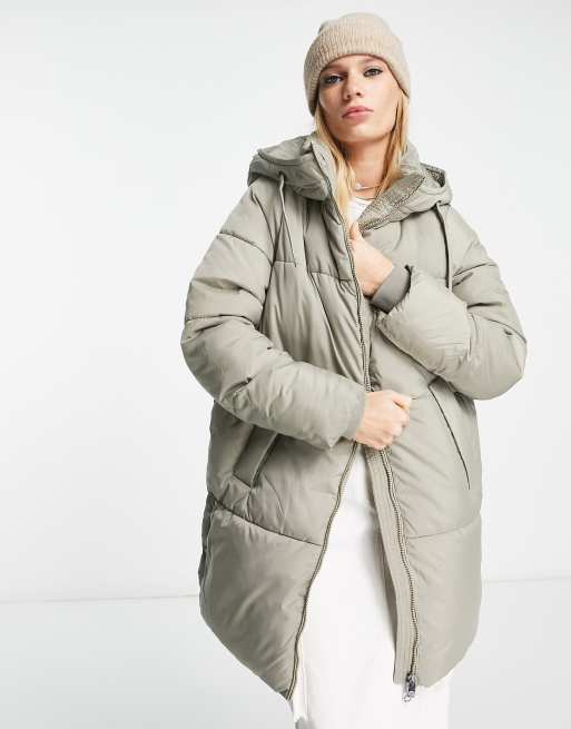 Womens longline hotsell puffer coats