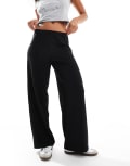 [Vero Moda] Vero Moda loose pull on pants in black XL Black