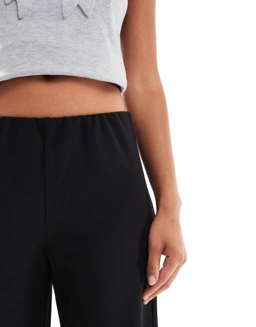 Vero Moda loose pull on pants in black, 3 of 5