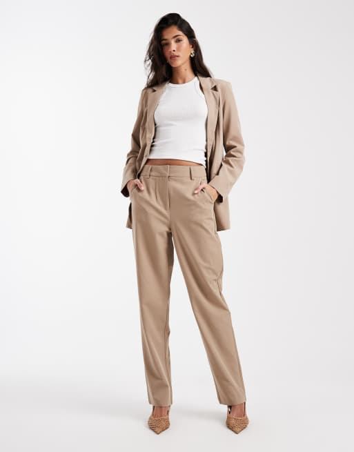 Vero Moda - Losvallende elegante blazer in beige, deel van co-ord set, 4 van 4