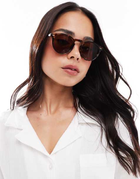 Vero Moda - Lunettes de soleil rondes - Écaille de tortue - view 1