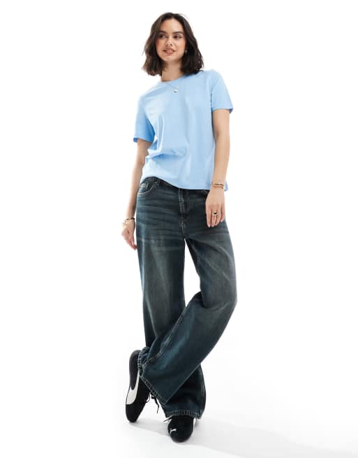 Vero Moda - Lyseblå T-shirt, 2 af 4