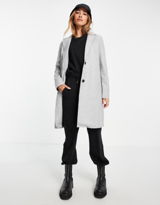 Manteau gris best sale vero moda