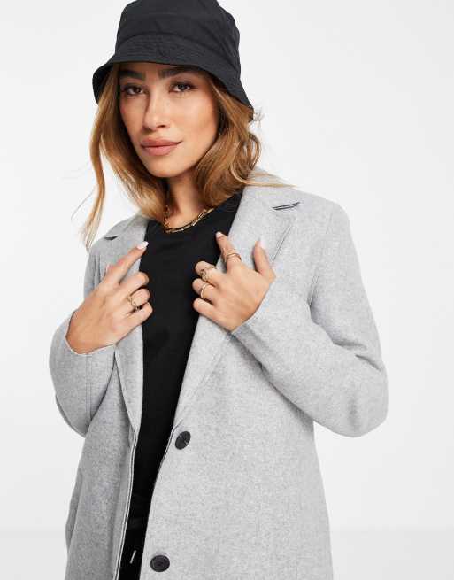 vero moda manteau gris