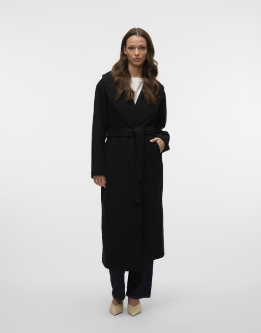 Vero Moda – Mantel in Schwarz, 2 von 4
