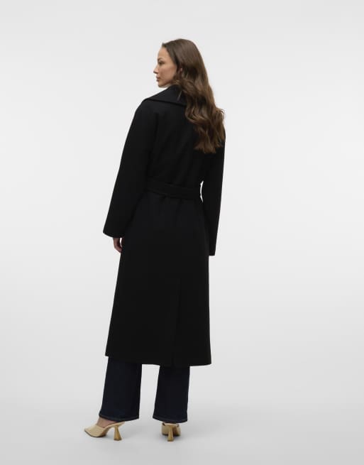 Vero Moda – Mantel in Schwarz, 3 von 4