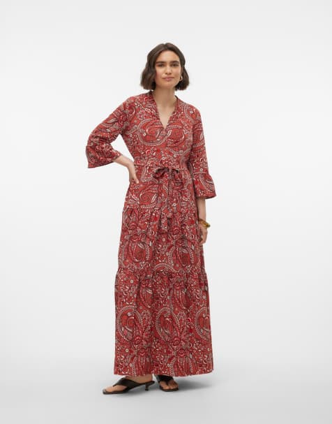 Vero Moda – Marsala klänning - view 1