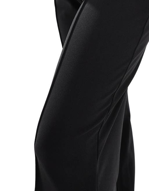 Vero Moda Maternity - Broek met wijde pijpen en siernaden in zwart, 3 van 5