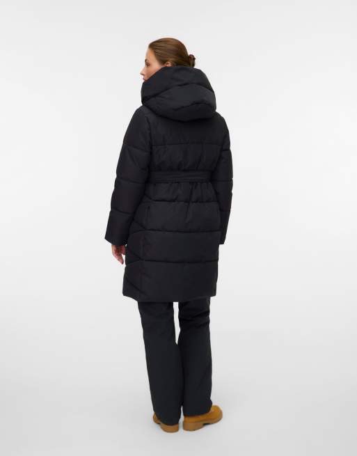 Vero Moda Maternity Coat in black, 2 of 5