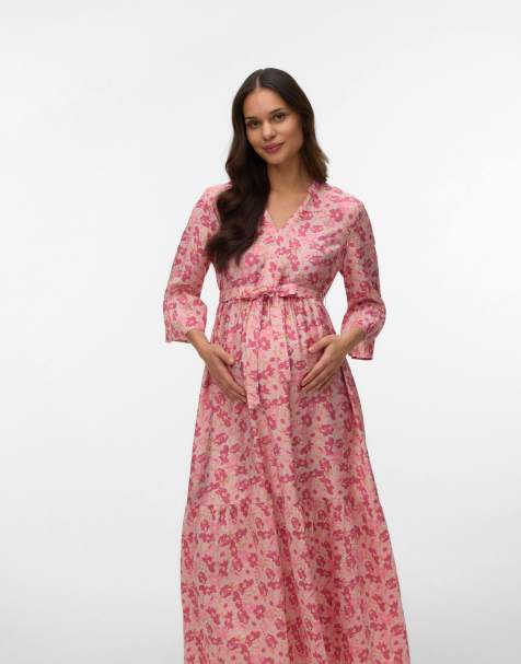 Vero Moda Maternity Dress in chintz rose - view 1
