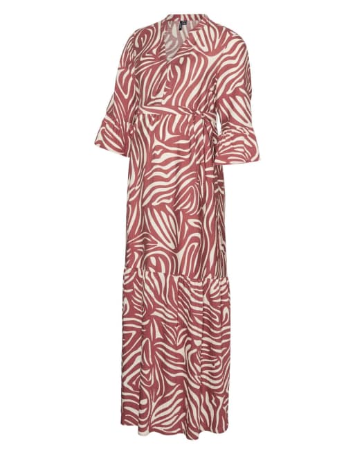 Vero Moda Maternity Dress in marsala, 5 of 5