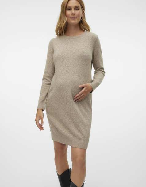 Vero Moda Maternity Dress in sepia tint - view 1