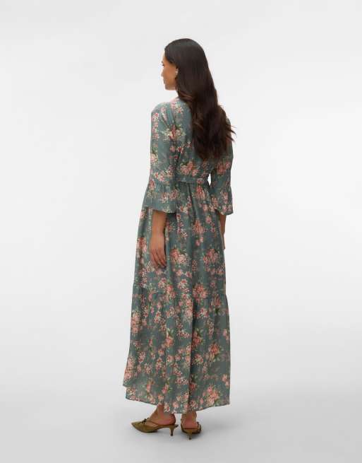 Vero Moda Maternity jurk in laurierkrans, 2 van 5