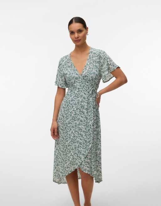 Vero Moda Maternity kjole i laurbærkrans, 4 af 6