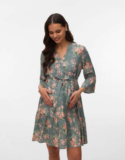 Vero Moda Maternity klänning i laurel wreath - view 1