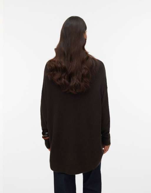 Vero Moda Maternity pull en maille chocolat, 2 de 5