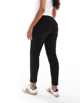 VERO MODA MATERNITY PULL ON TAPERED PANTS WITH TURN UP 
