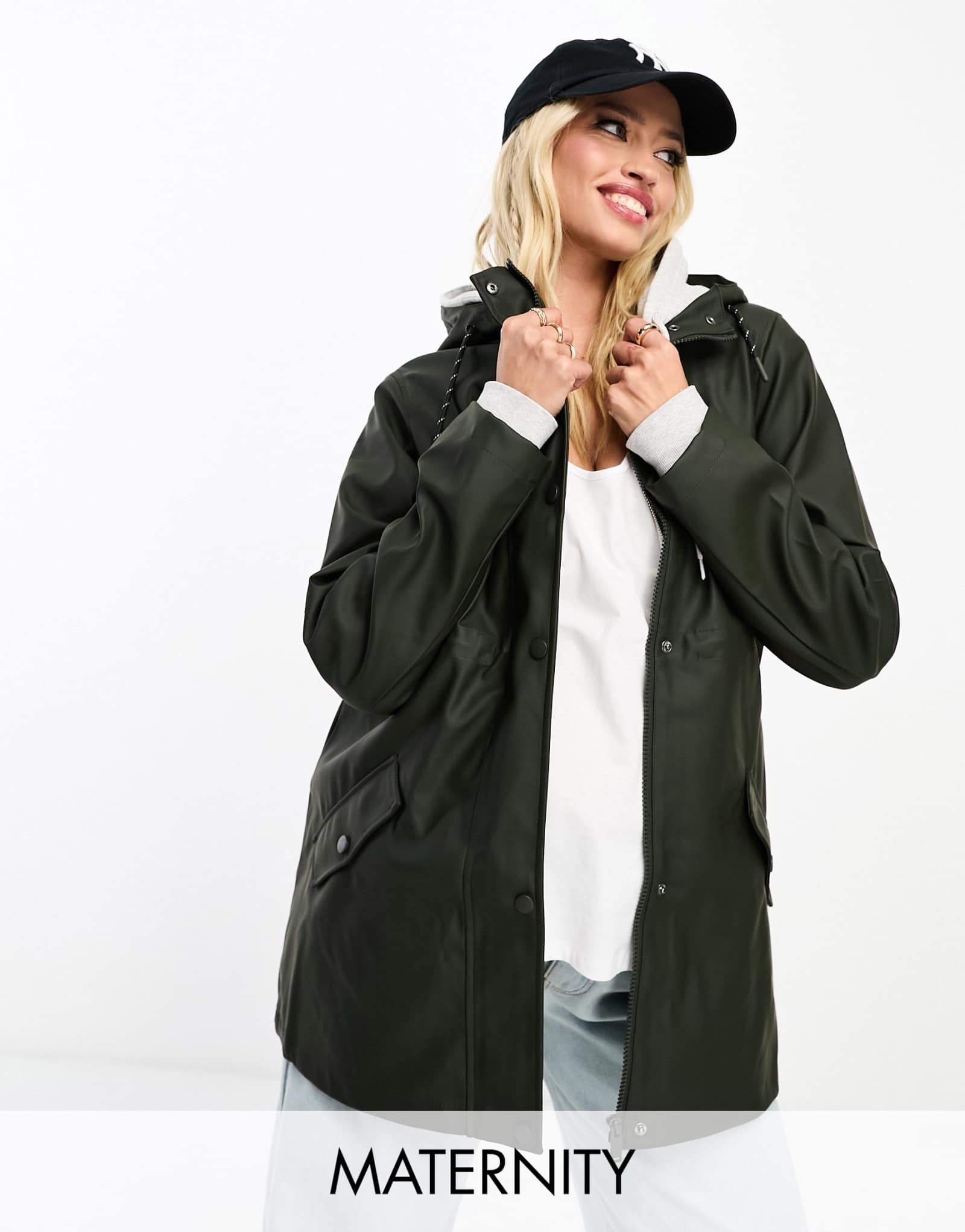 Плащ для беременных Vero Moda цвета хаки 