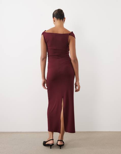 maternity bridesmaid dresses asos Party | Maternity Party Wear Gloriana | Powder BLUE party satin dress Neck:23