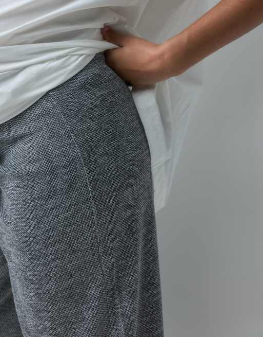 Vero Moda Maternity vida jerseybyxor i svart salt- och pepparmönster, 4 av 5