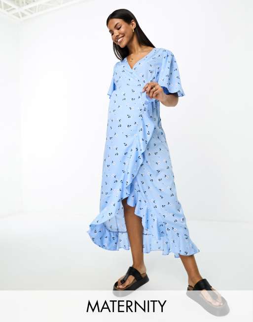 Vero moda shop blue maxi dress