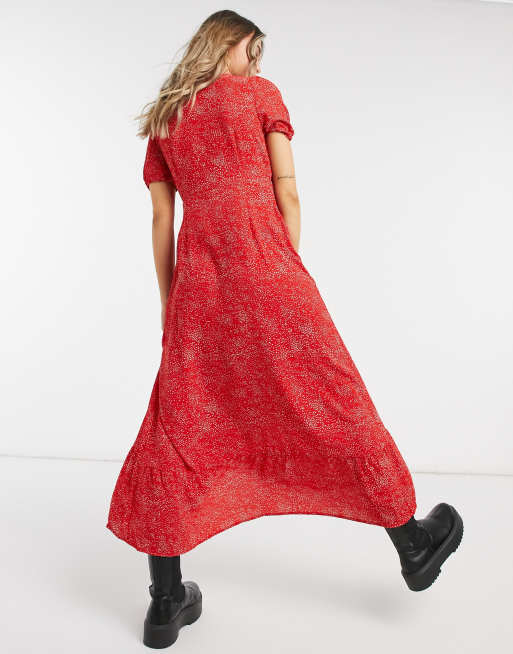 Vero moda shop red maxi dress