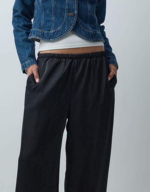 Vero Moda mid rise balloon trouser in black, 4 of 5