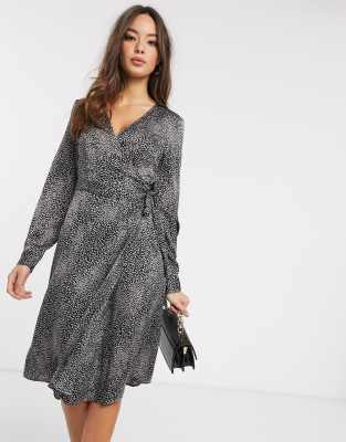 asos smudge print dress