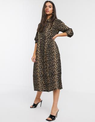 vero moda leopard print dress