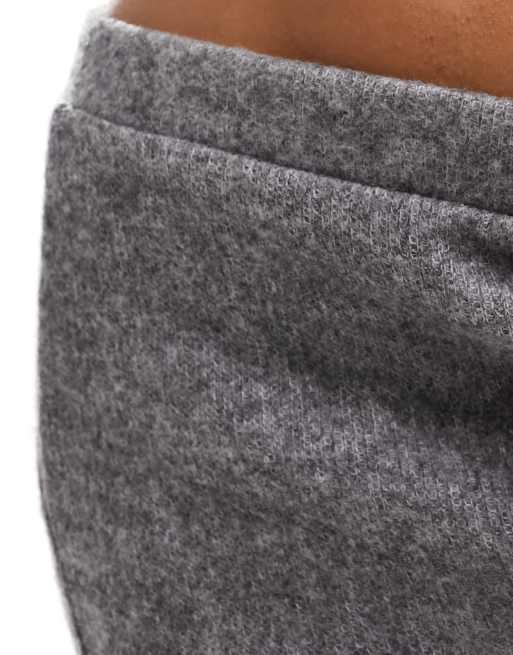 Vero Moda – Midi-Strickrock in meliertem Grau, Kombiteil, 5 von 5
